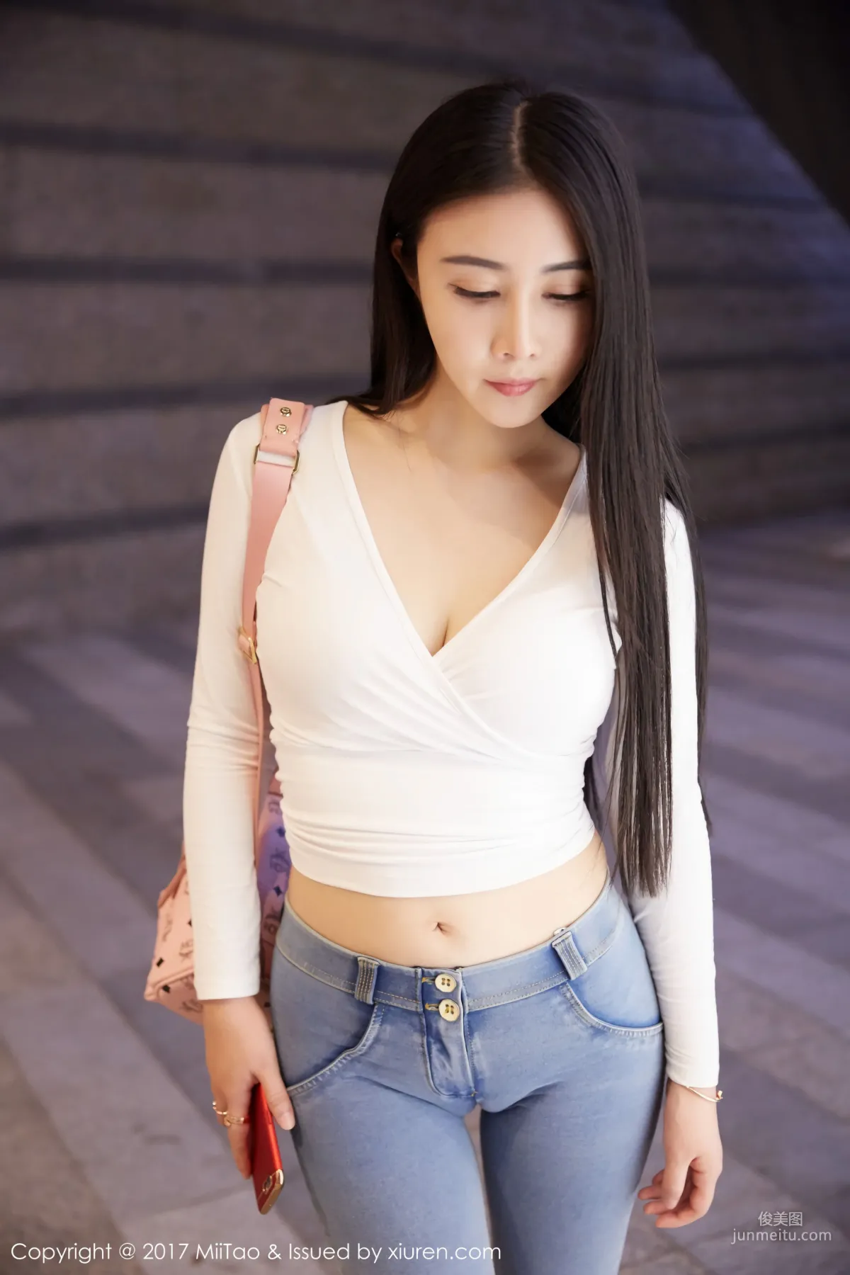 Lu Xuanxuan Cecilia, Denim Goddess + Street Snap [MiiTao] Vol.084 Photo Set photo 25