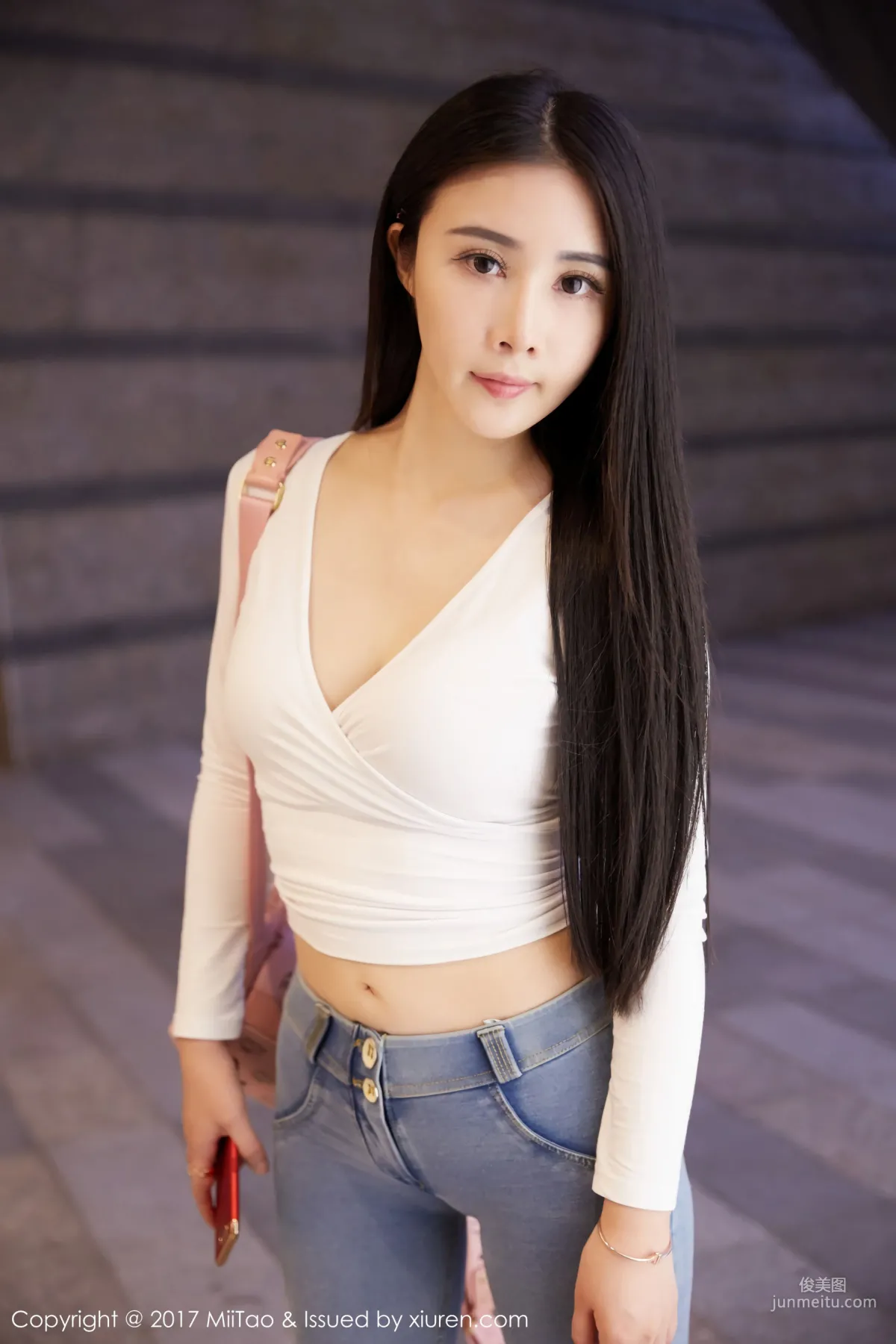 Lu Xuanxuan Cecilia, Denim Goddess + Street Snap [MiiTao] Vol.084 Photo Set photo 24