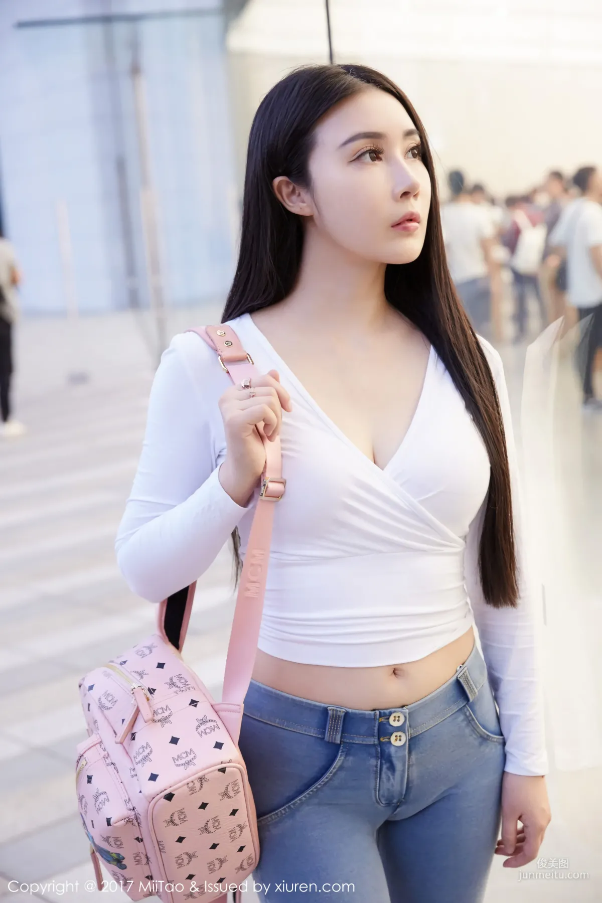 Lu Xuanxuan Cecilia, Denim Goddess + Street Snap [MiiTao] Vol.084 Photo Set photo 22