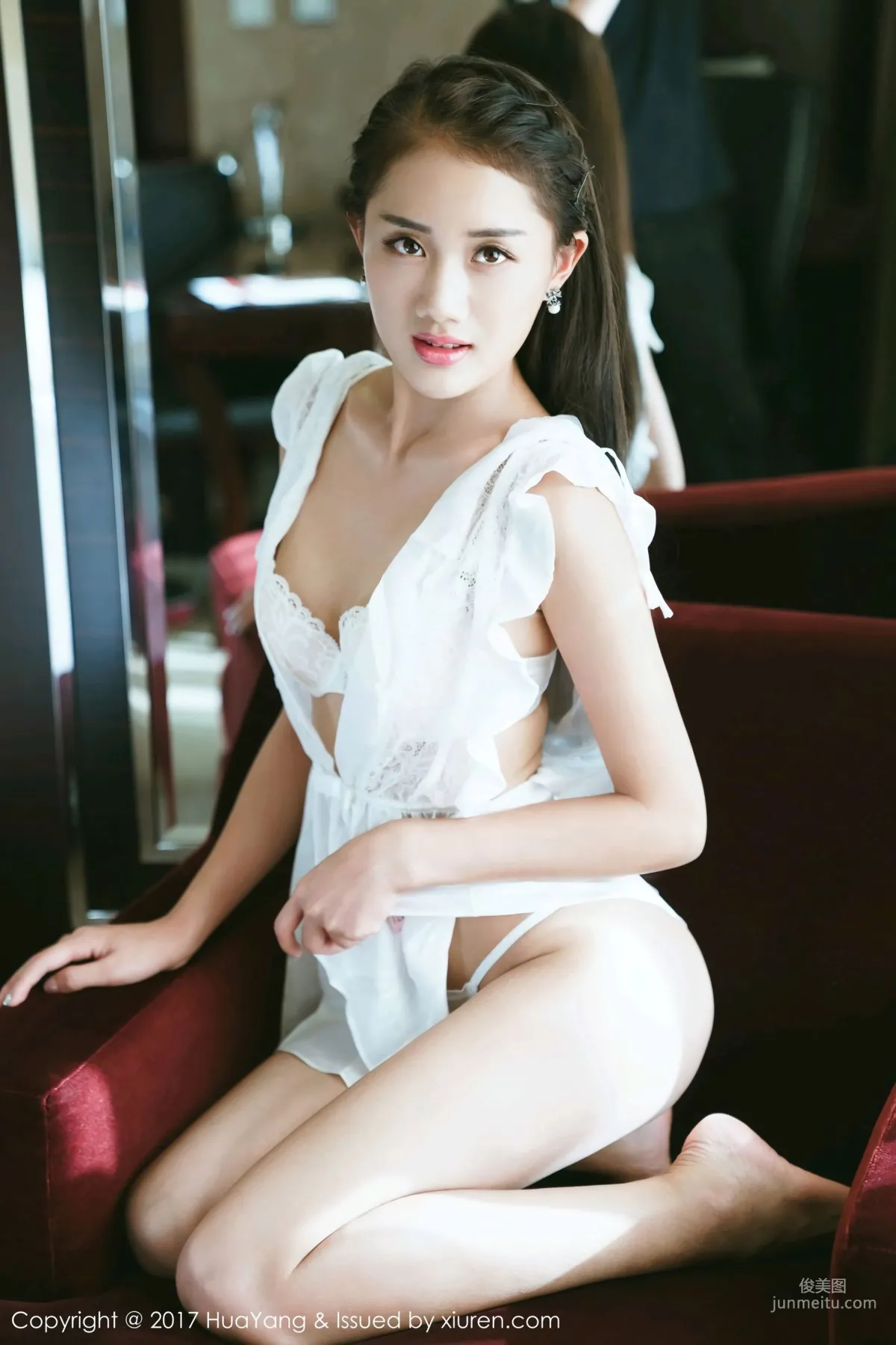 Qinger Anne, Delicate Features, Fresh and Beautiful Looks [HuaYang Show] Vol.009 Photo Set photo 5