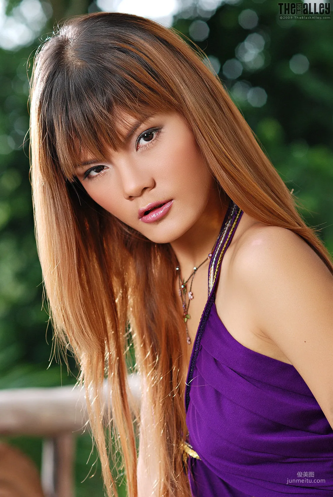 Jennifer Lim, Outdoor Shoot Fresh Dress [The Black Alley] Photo Set photo 18