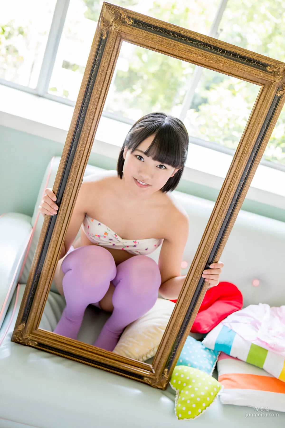 香月りお《睡衣+紫色長筒襪》 [Minisuka.tv] 寫真集 71