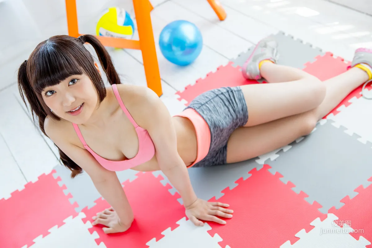 高梨あい《雙馬尾健身+背心系列》 [Minisuka.tv] 寫真集 43