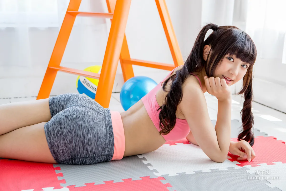 高梨あい《雙馬尾健身+背心系列》 [Minisuka.tv] 寫真集 29