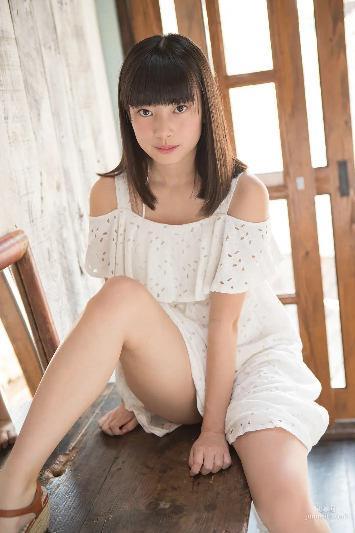Sena Shinonome 東雲せな《白裙少女》 [Minisuka.tv] 寫真集 46