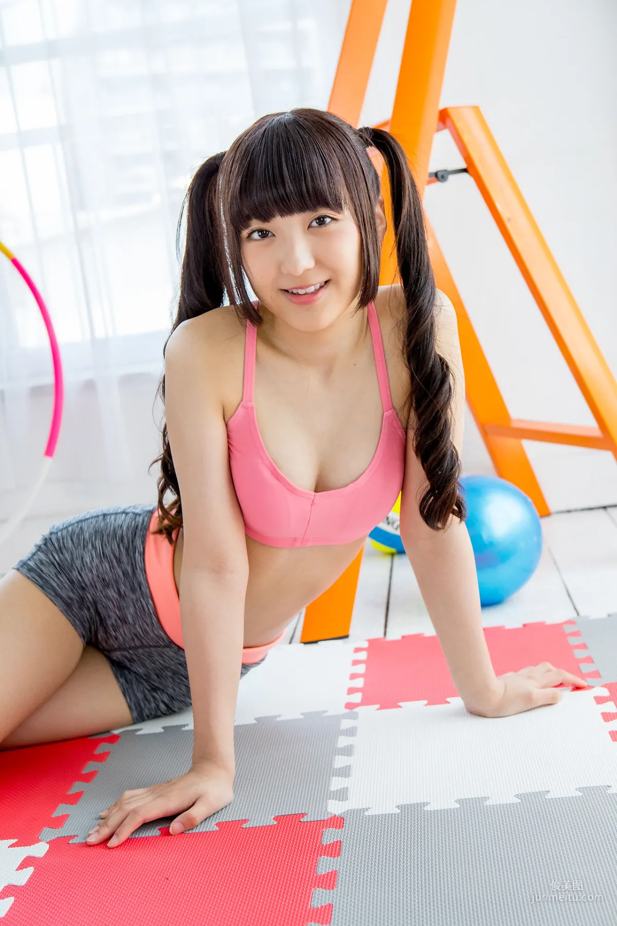 高梨あい《雙馬尾健身+背心系列》 [Minisuka.tv] 寫真集 33