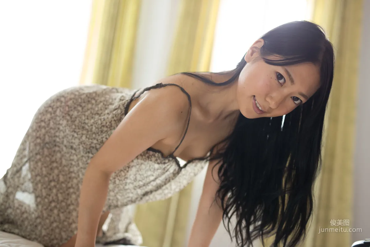三田羽衣《長裙睡衣+丁字褲+高叉》 [Minisuka.tv] 寫真集 19