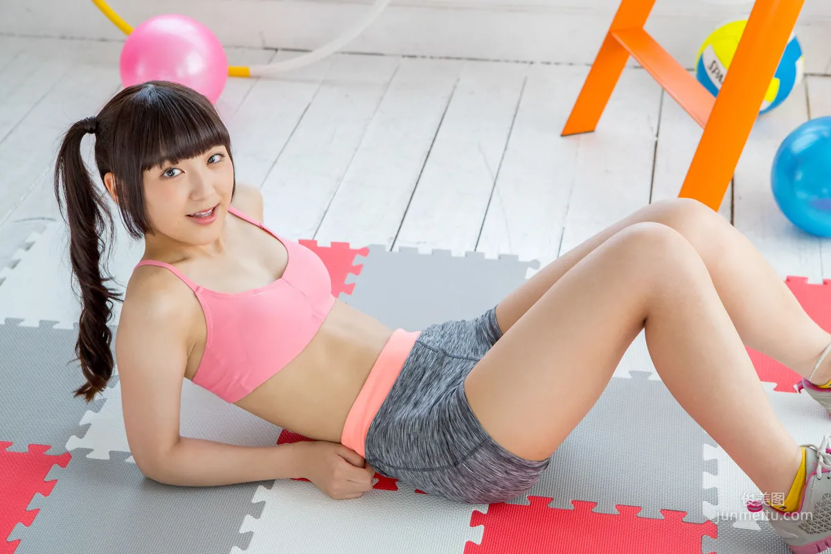 高梨あい《雙馬尾健身+背心系列》 [Minisuka.tv] 寫真集 35