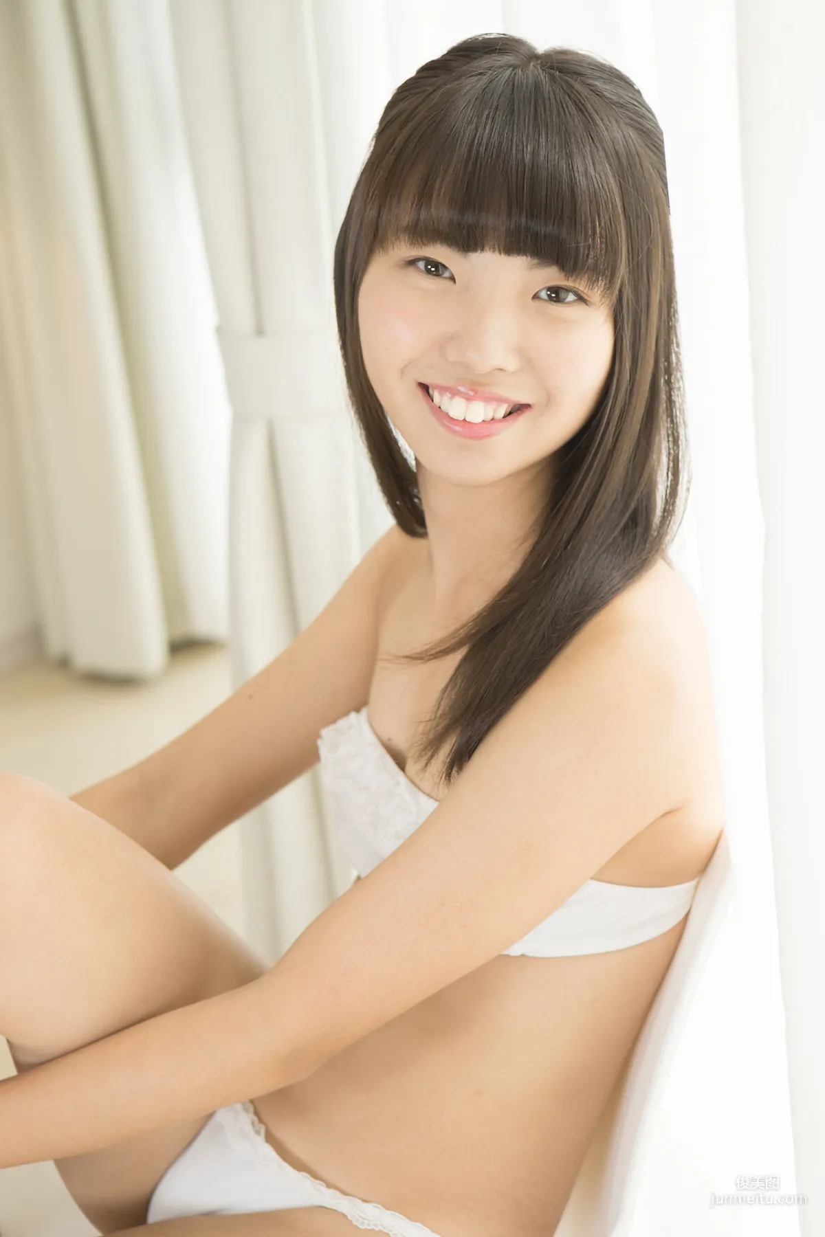 Kazane Nagatomo 永友風音《白色連衣裙》 [Minisuka.tv] 寫真集 41