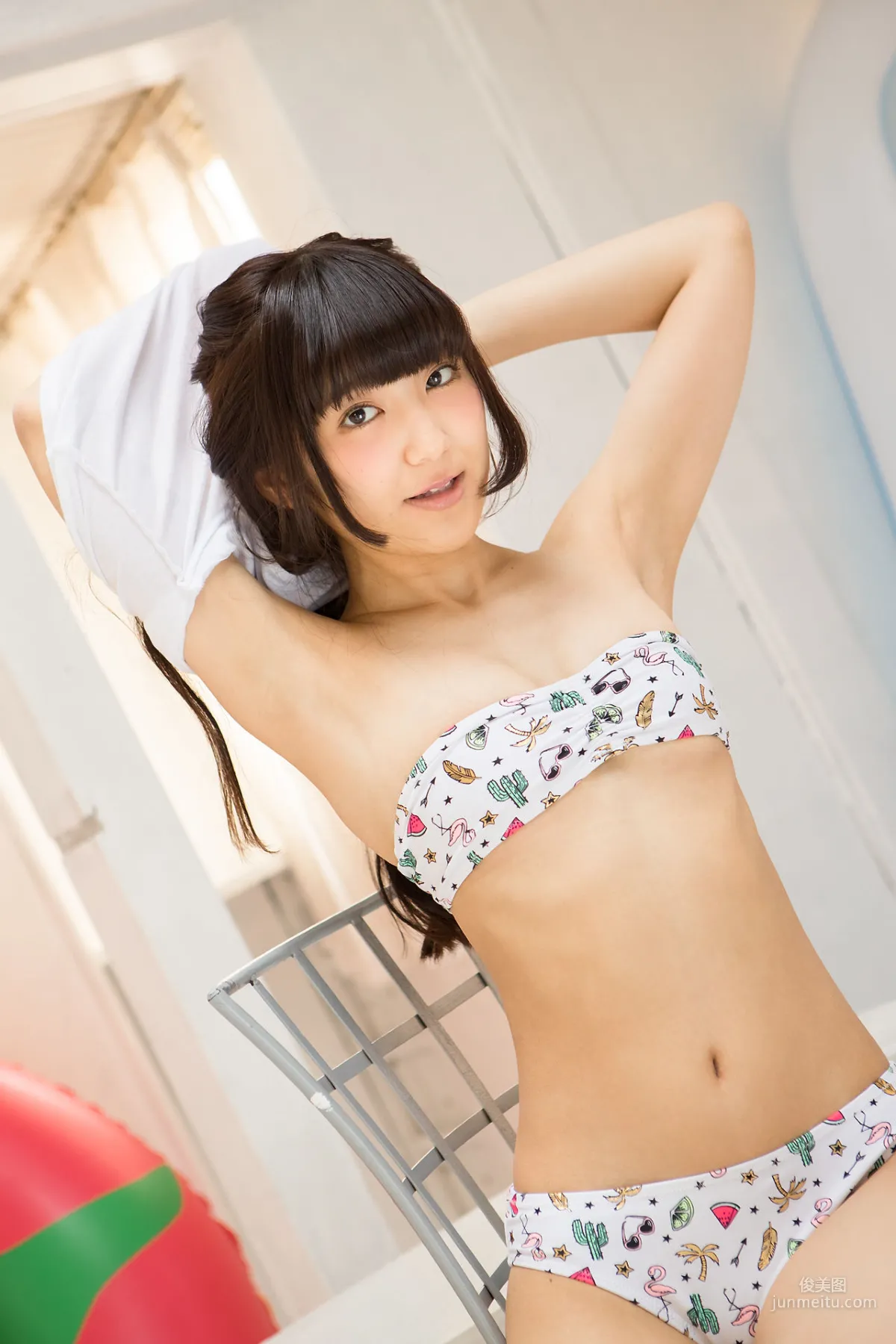 高梨あい《雙馬尾健身+背心系列》 [Minisuka.tv] 寫真集 65