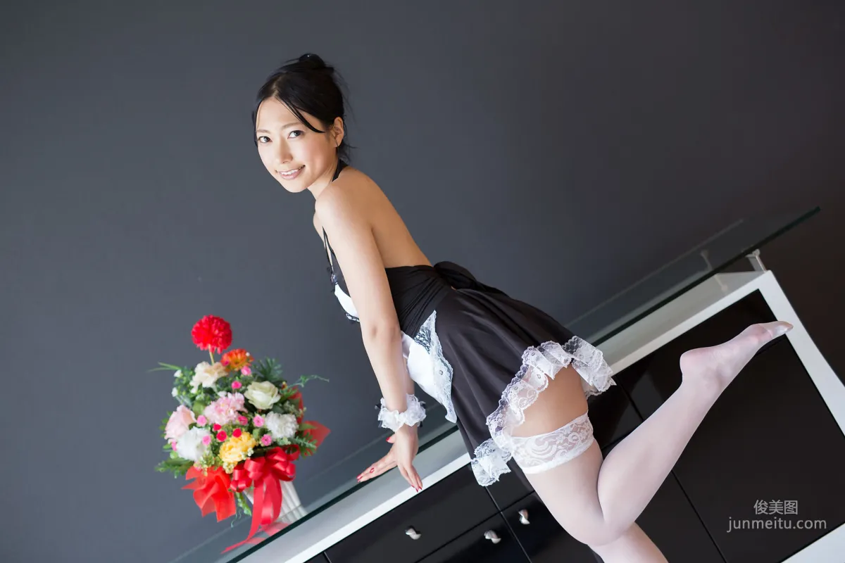 三田羽衣《白絲女仆誘惑》 [Minisuka.tv] 寫真集 34