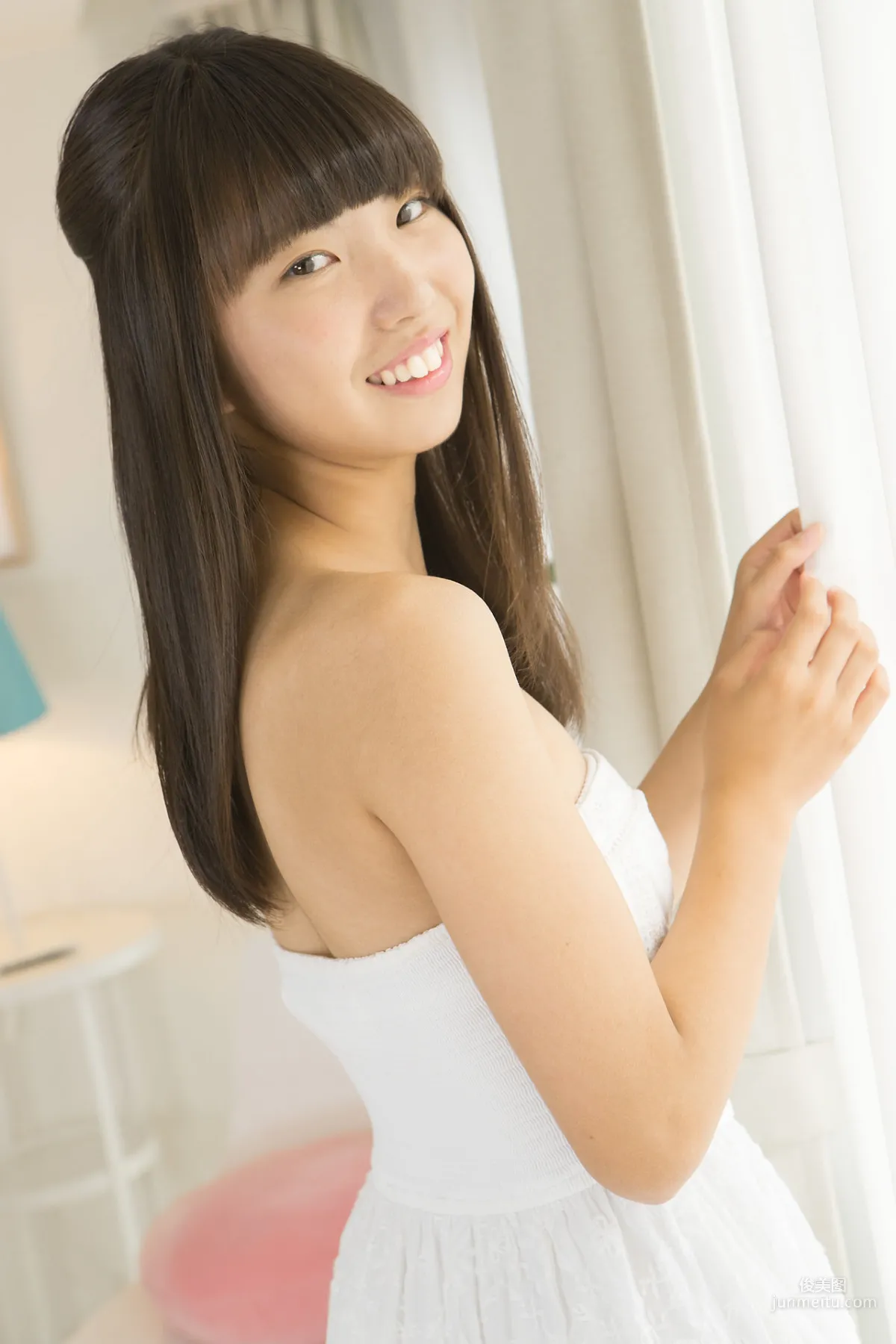 Kazane Nagatomo 永友風音《白色連衣裙》 [Minisuka.tv] 寫真集 7