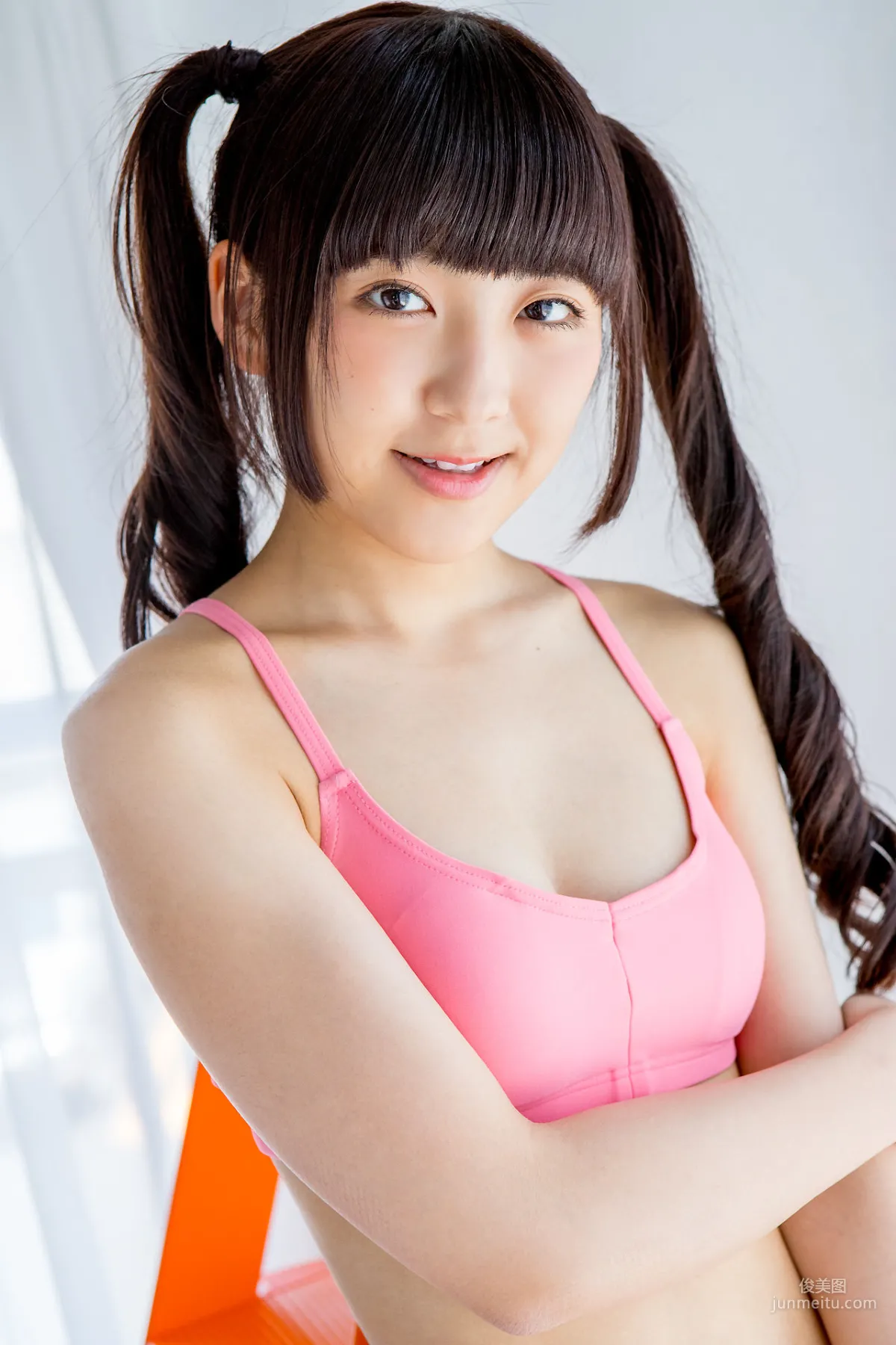 高梨あい《雙馬尾健身+背心系列》 [Minisuka.tv] 寫真集 46