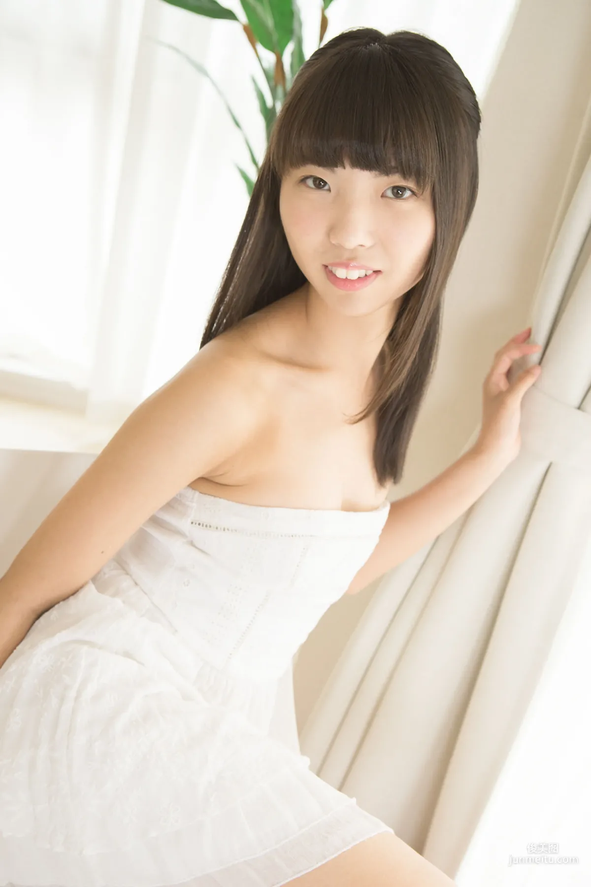 Kazane Nagatomo 永友風音《白色連衣裙》 [Minisuka.tv] 寫真集 16