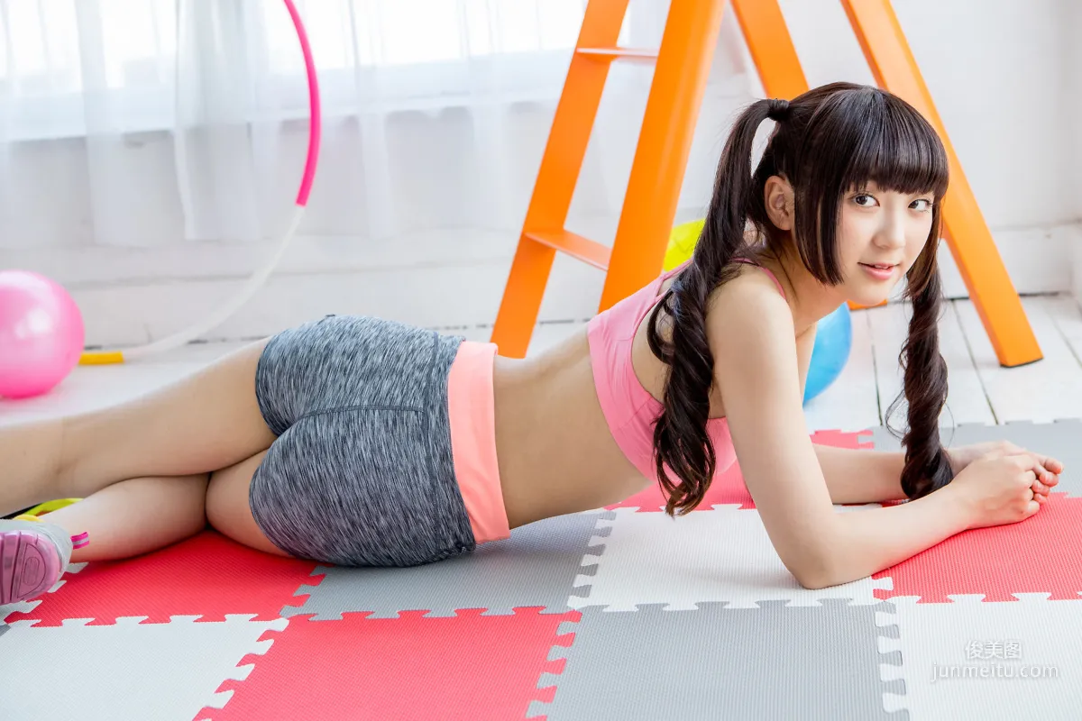 高梨あい《雙馬尾健身+背心系列》 [Minisuka.tv] 寫真集 28