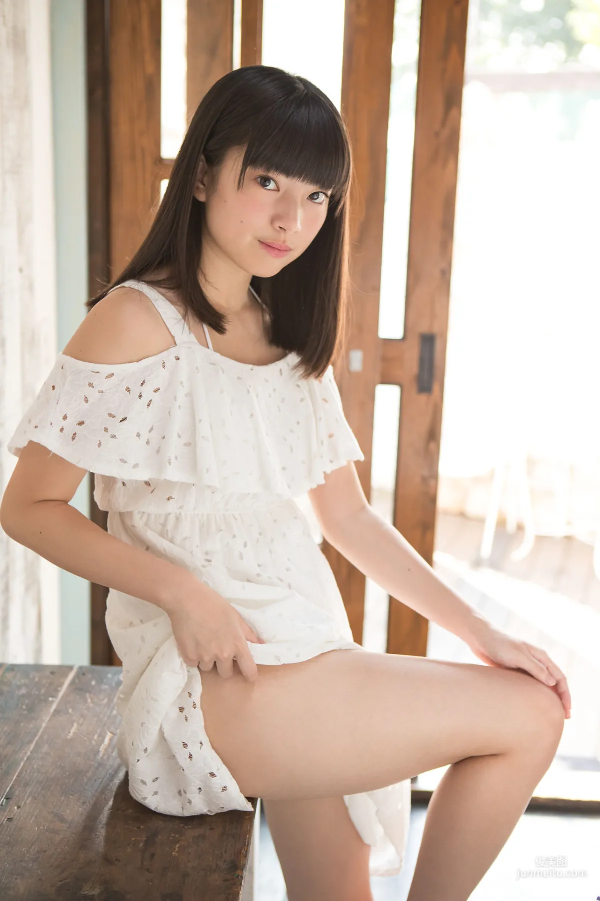 Sena Shinonome 東雲せな《白裙少女》 [Minisuka.tv] 寫真集 42