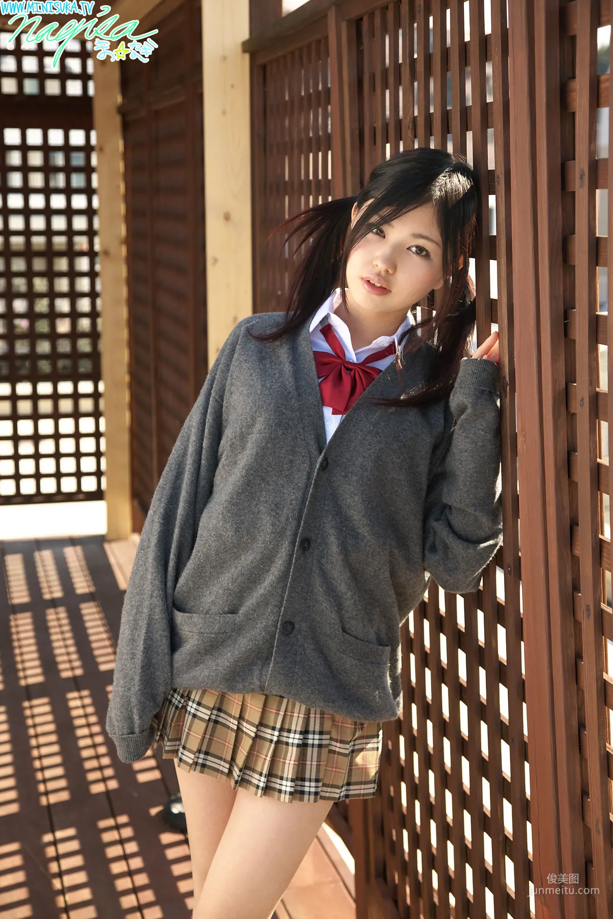 松山渚《雙馬尾校服誘惑》 [Minisuka.tv] 寫真集 43