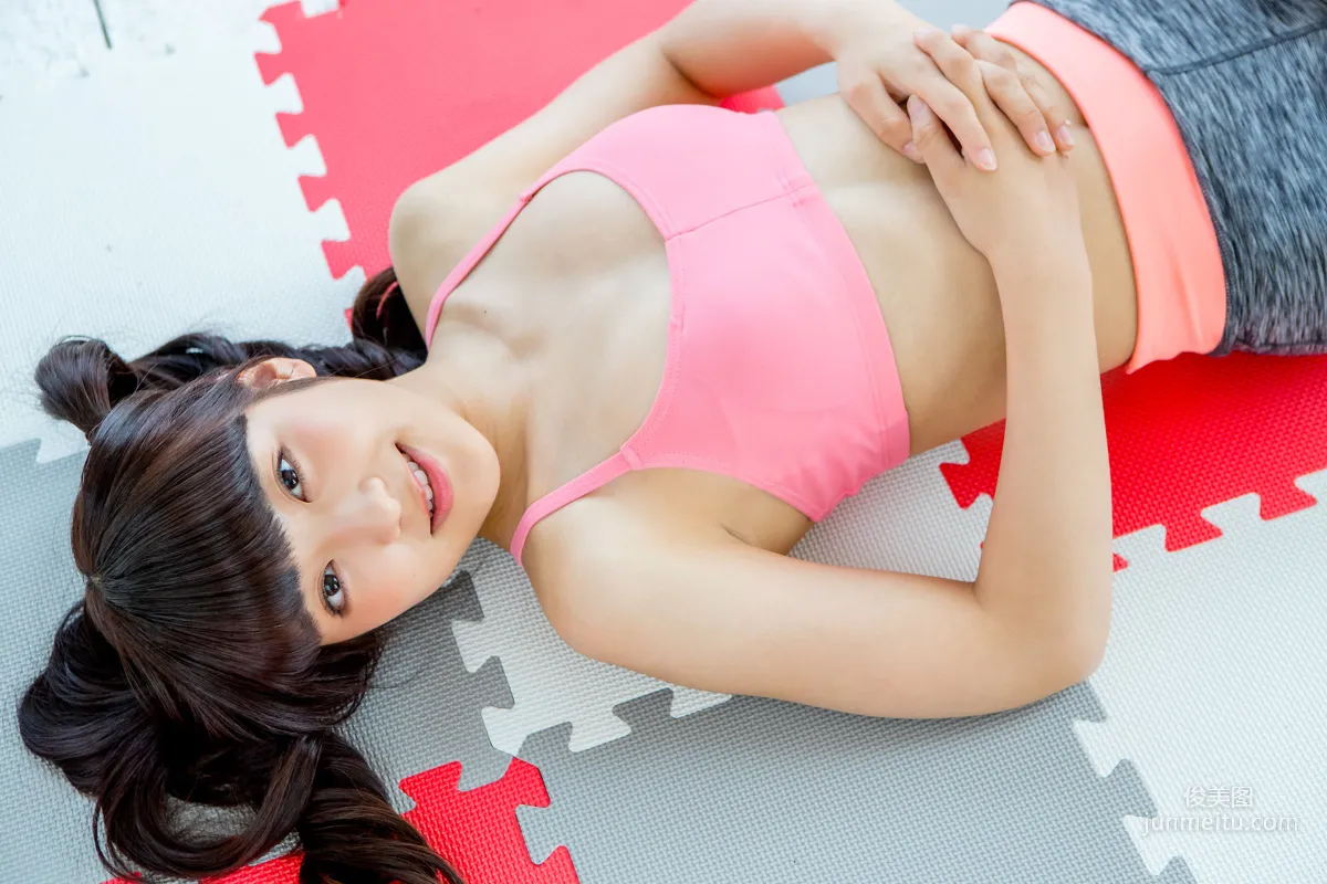 高梨あい《雙馬尾健身+背心系列》 [Minisuka.tv] 寫真集 40