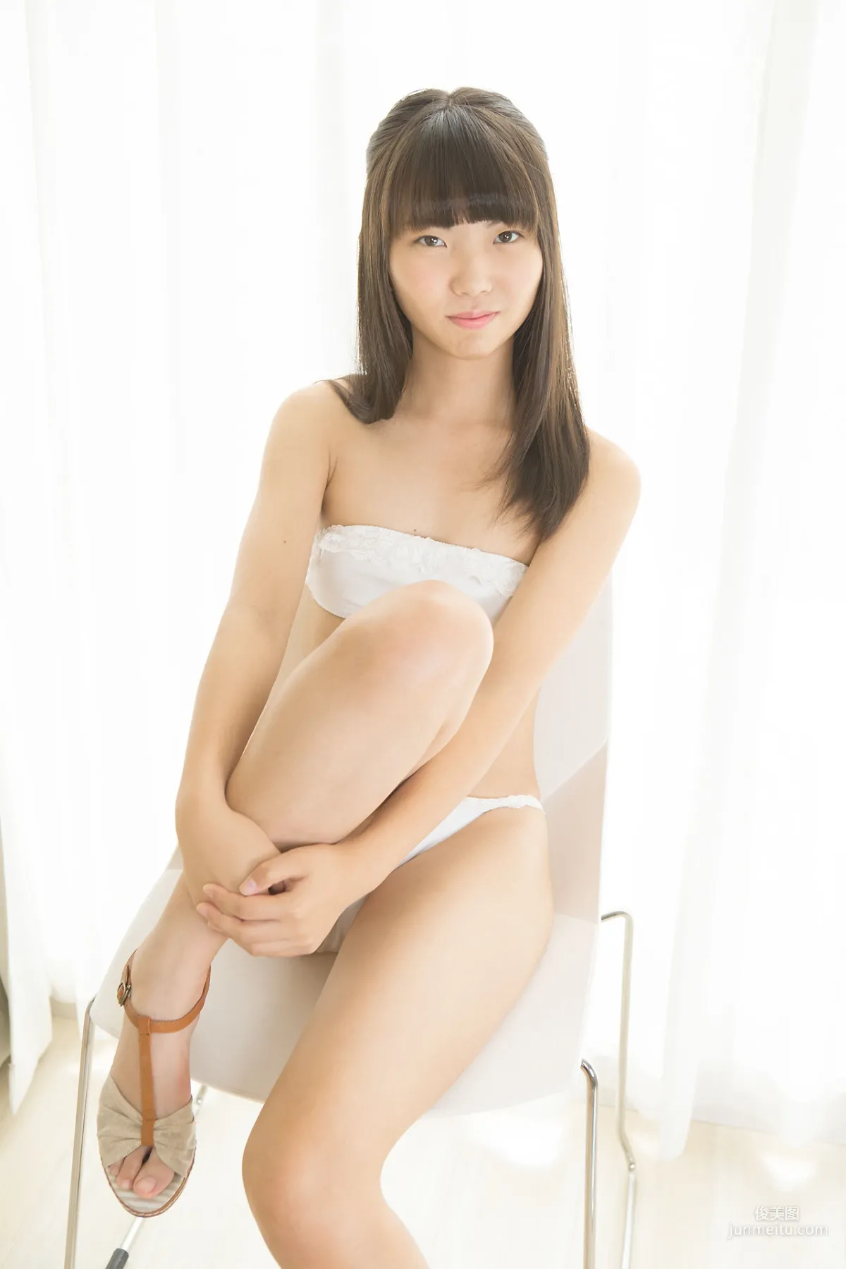 Kazane Nagatomo 永友風音《白色連衣裙》 [Minisuka.tv] 寫真集 40