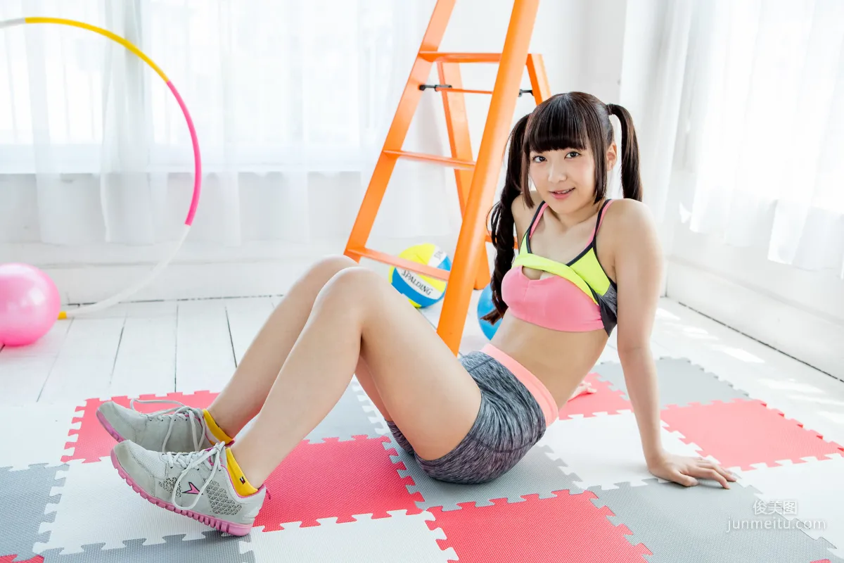 高梨あい《雙馬尾健身+背心系列》 [Minisuka.tv] 寫真集 24