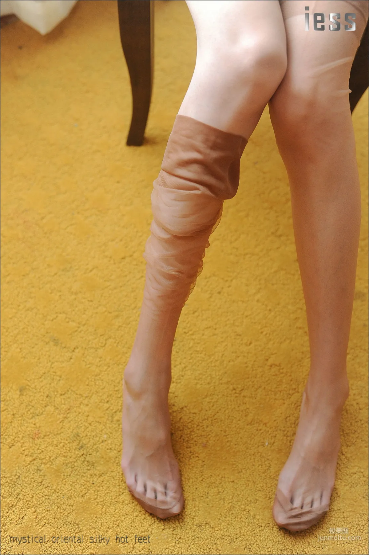 Silk Stockings Bento 027 Han Fei, ES8 Retro Non-Elastic Stockings Detail Show I [IESS] Photo Set photo 34