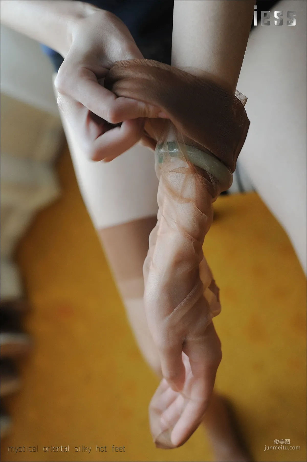 Silk Stockings Bento 027 Han Fei, ES8 Retro Non-Elastic Stockings Detail Show I [IESS] Photo Set photo 18