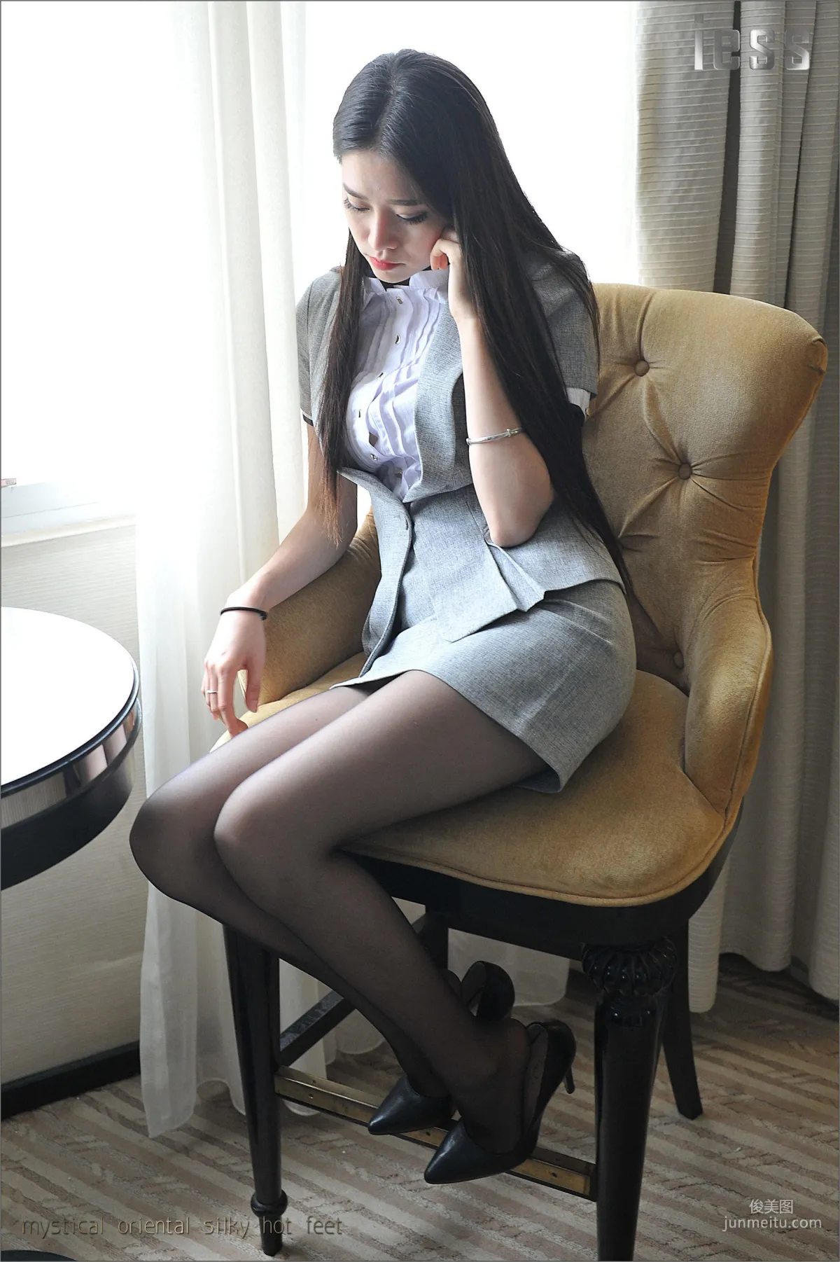 Silk Stockings Bento 011 Jia Jia My Leg Goddess My Love [IESS] Photo Set photo 13