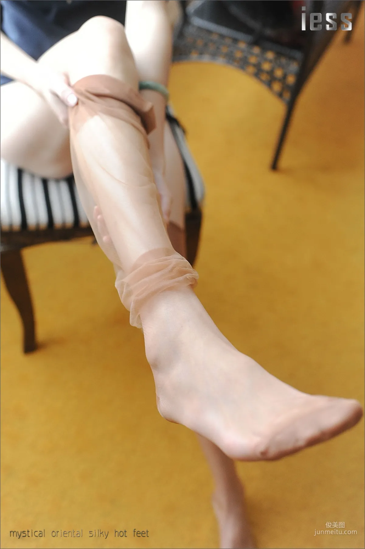 Silk Stockings Bento 027 Han Fei, ES8 Retro Non-Elastic Stockings Detail Show I [IESS] Photo Set photo 52
