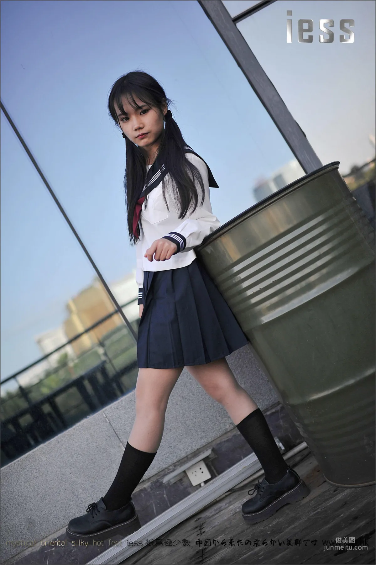 Silk Stockings Bento 041 Qi Qi, Uniform Series JK Excerpt Edition [IESS] Photo Set photo 75
