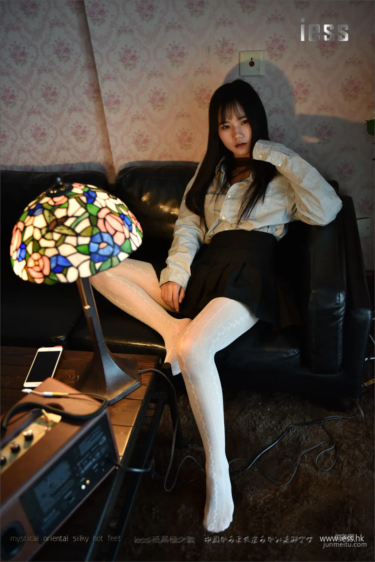 Silk Stockings Bento 097 Qi Qi, Qi Qi's Lace Pantyhose [IESS] Photo Set photo 6