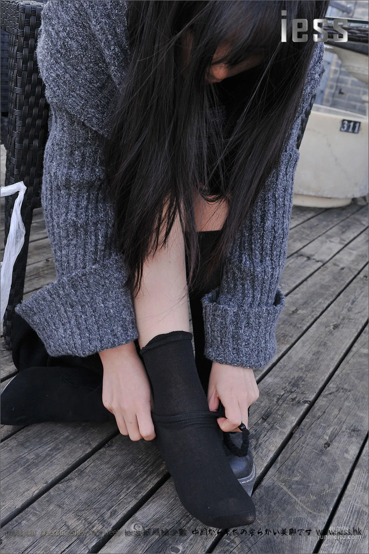 Silk Stockings Bento 041 Qi Qi, Uniform Series JK Excerpt Edition [IESS] Photo Set photo 3