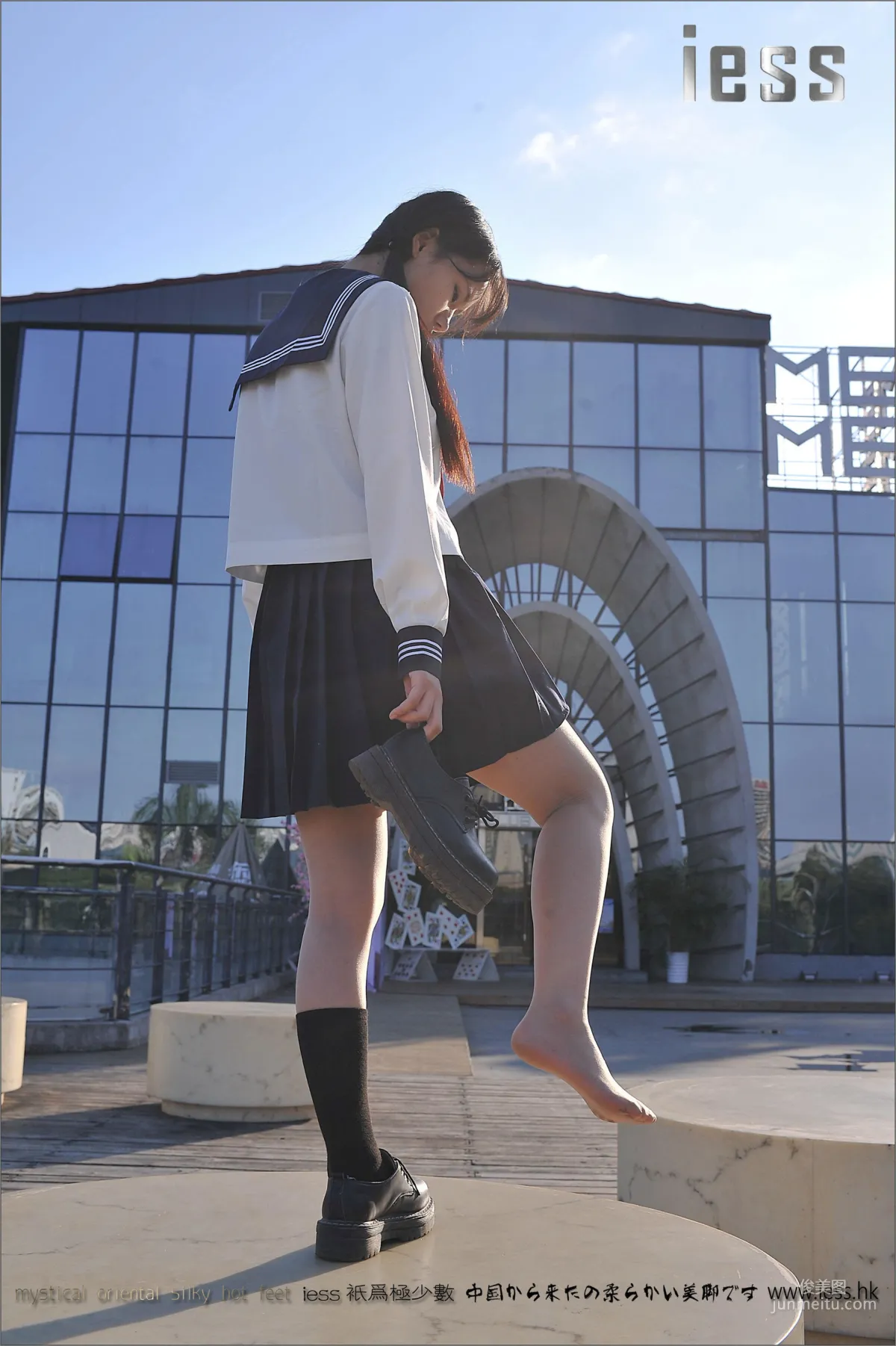 Silk Stockings Bento 041 Qi Qi, Uniform Series JK Excerpt Edition [IESS] Photo Set photo 52