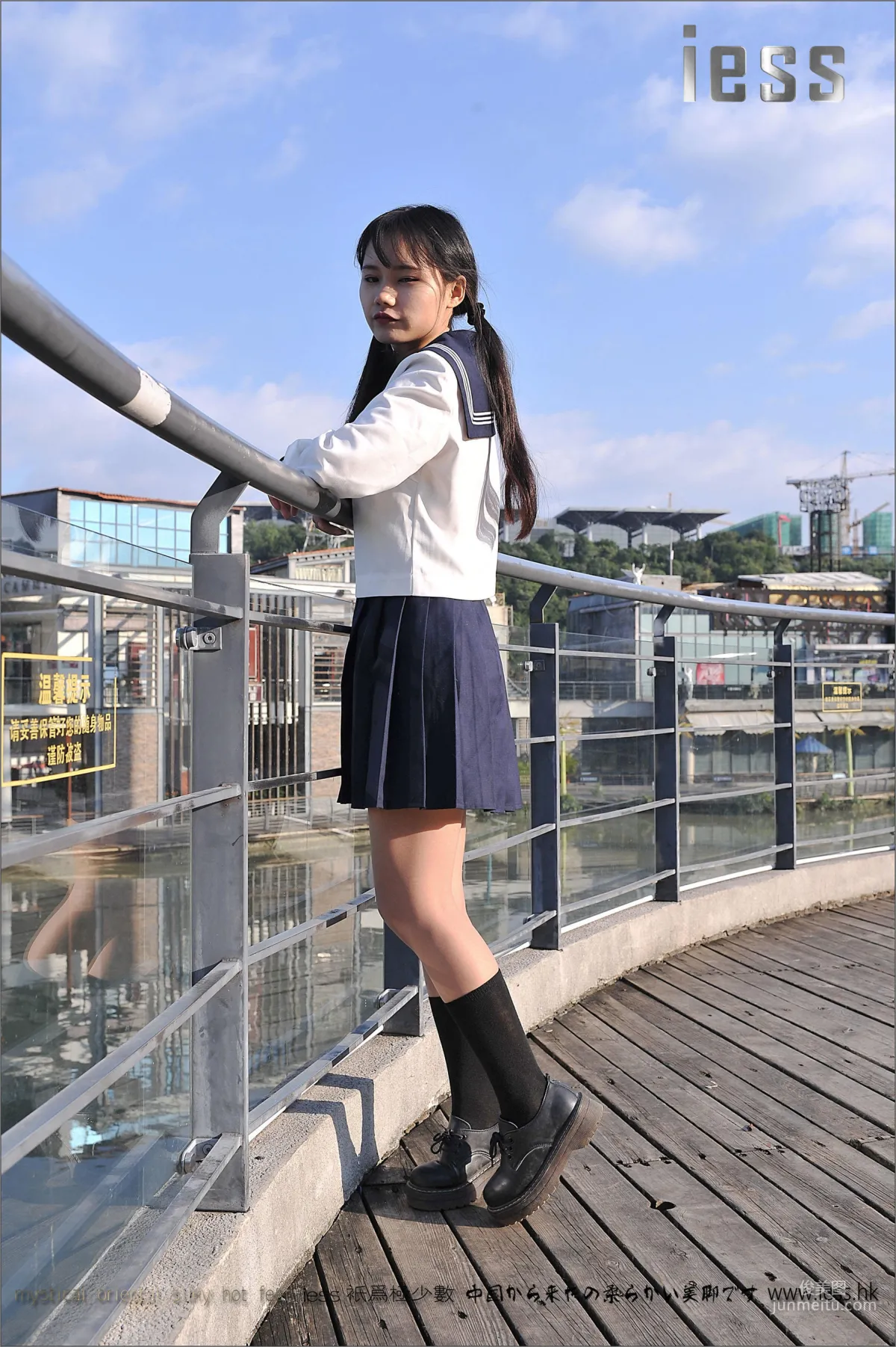 Silk Stockings Bento 041 Qi Qi, Uniform Series JK Excerpt Edition [IESS] Photo Set photo 16