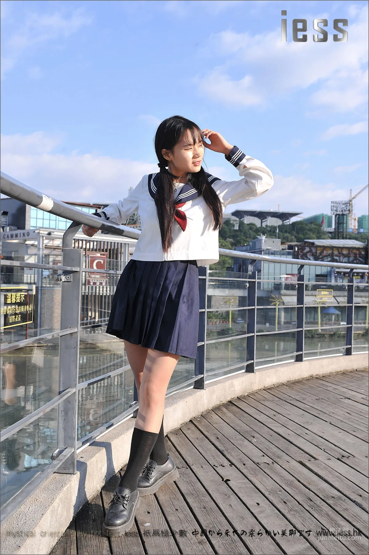 Silk Stockings Bento 041 Qi Qi, Uniform Series JK Excerpt Edition [IESS] Photo Set photo 12
