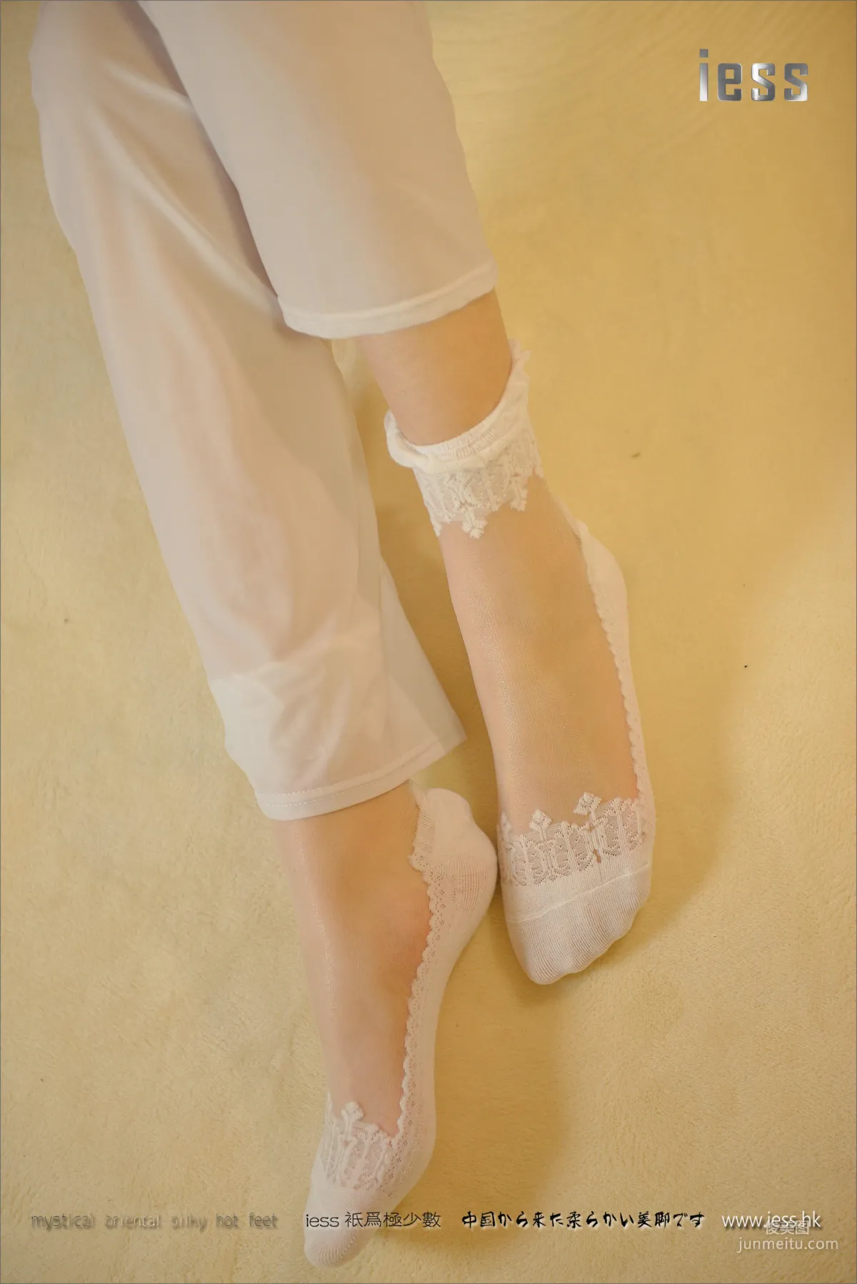 Silk Stockings Bento 071 Xiao Xi, Princess Lace Fashion Stockings Display [IESS] Photo Set photo 34