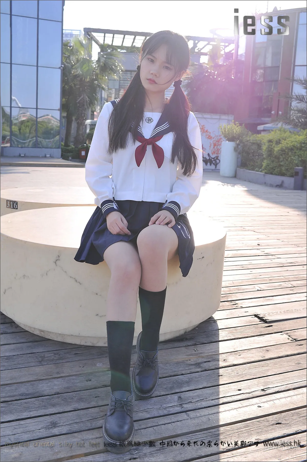 Silk Stockings Bento 041 Qi Qi, Uniform Series JK Excerpt Edition [IESS] Photo Set photo 9