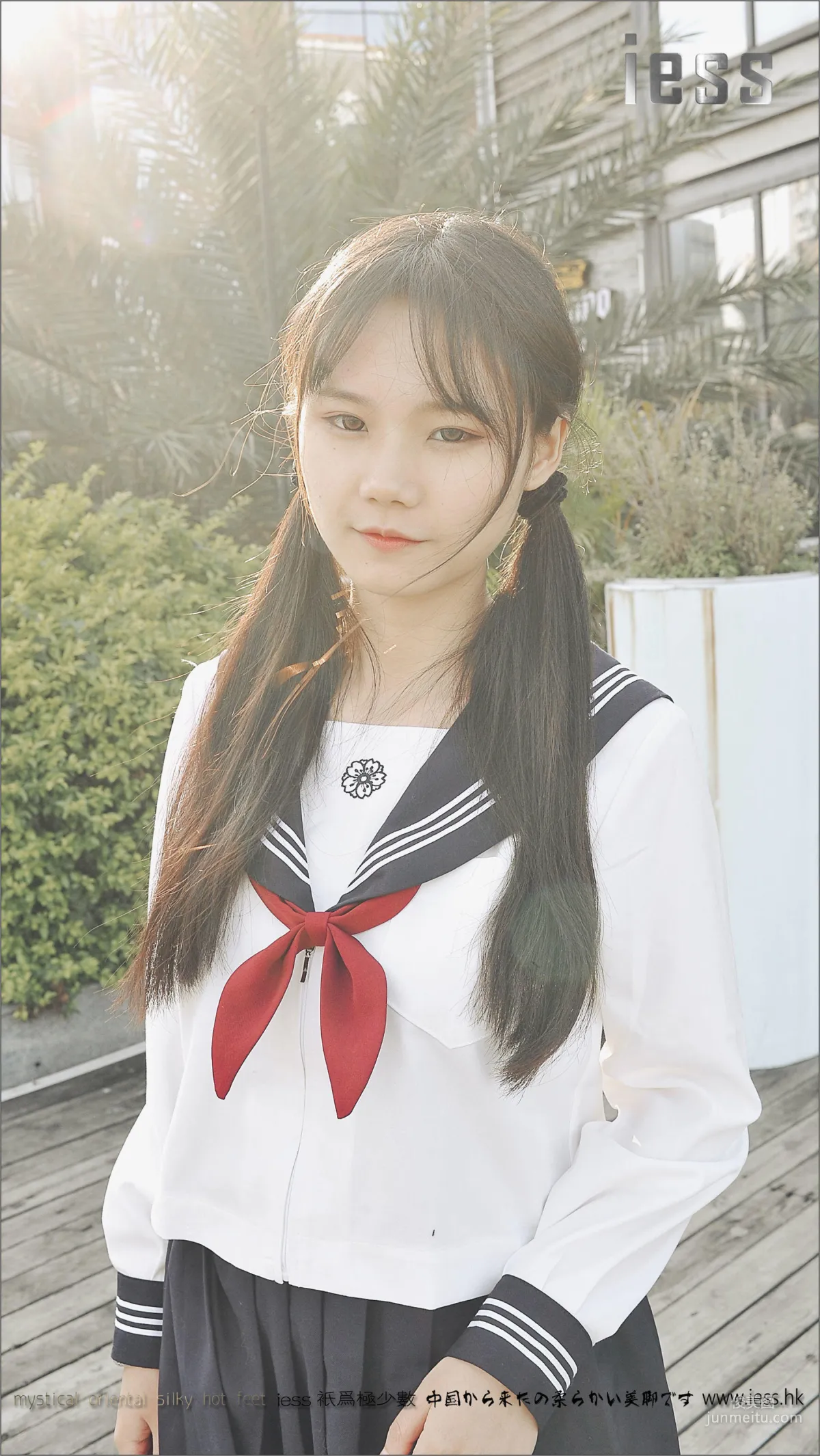 Silk Stockings Bento 041 Qi Qi, Uniform Series JK Excerpt Edition [IESS] Photo Set photo 1