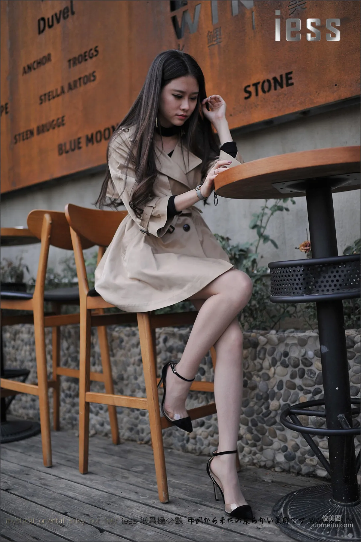 Silk Feet Bento 036 Jia Jia 'Goddess Open-Toe Seam High Heels + Ultra-Thin Nude Stockings' [IESS] Photo Set photo 36