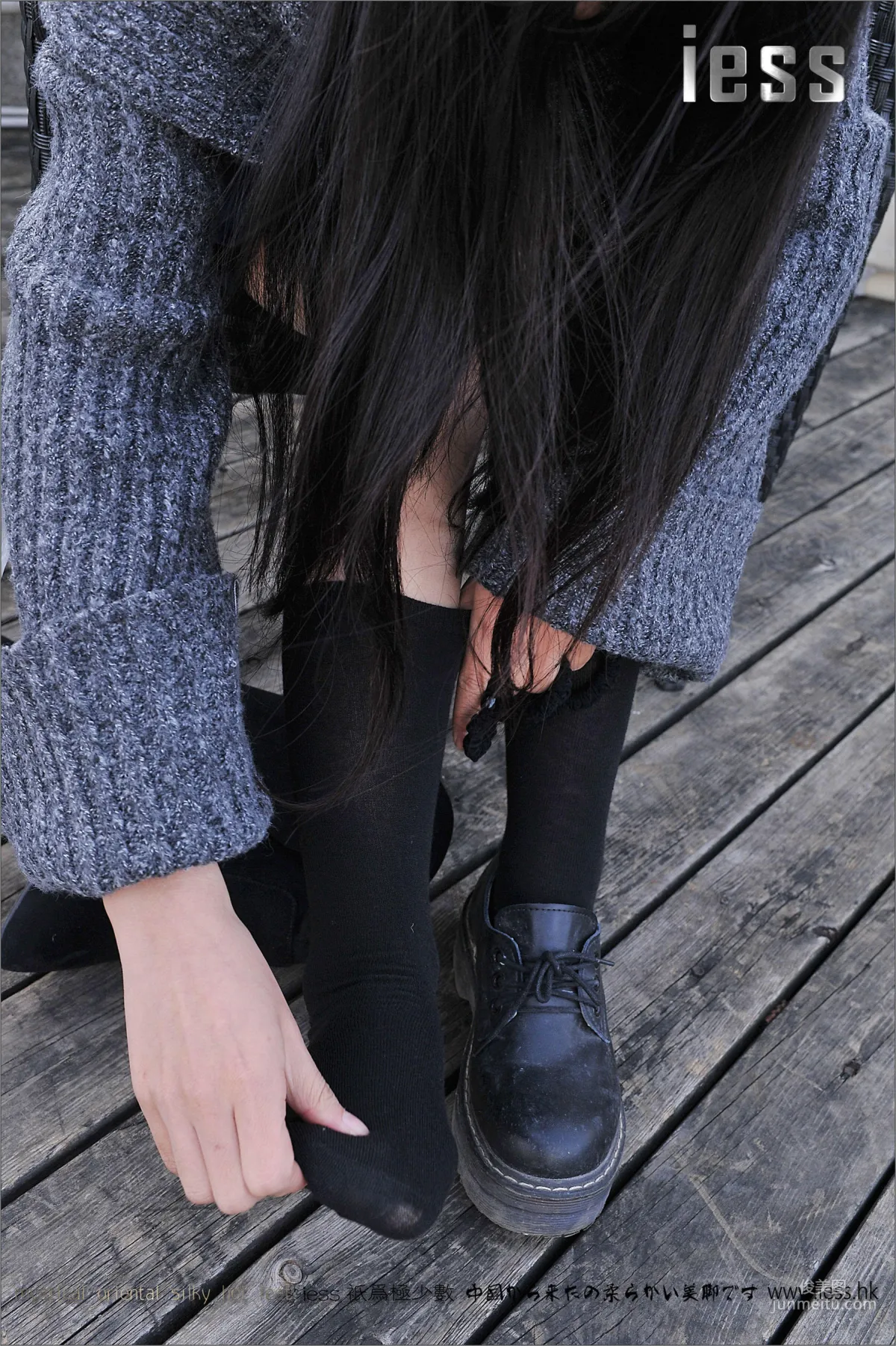 Silk Stockings Bento 041 Qi Qi, Uniform Series JK Excerpt Edition [IESS] Photo Set photo 5