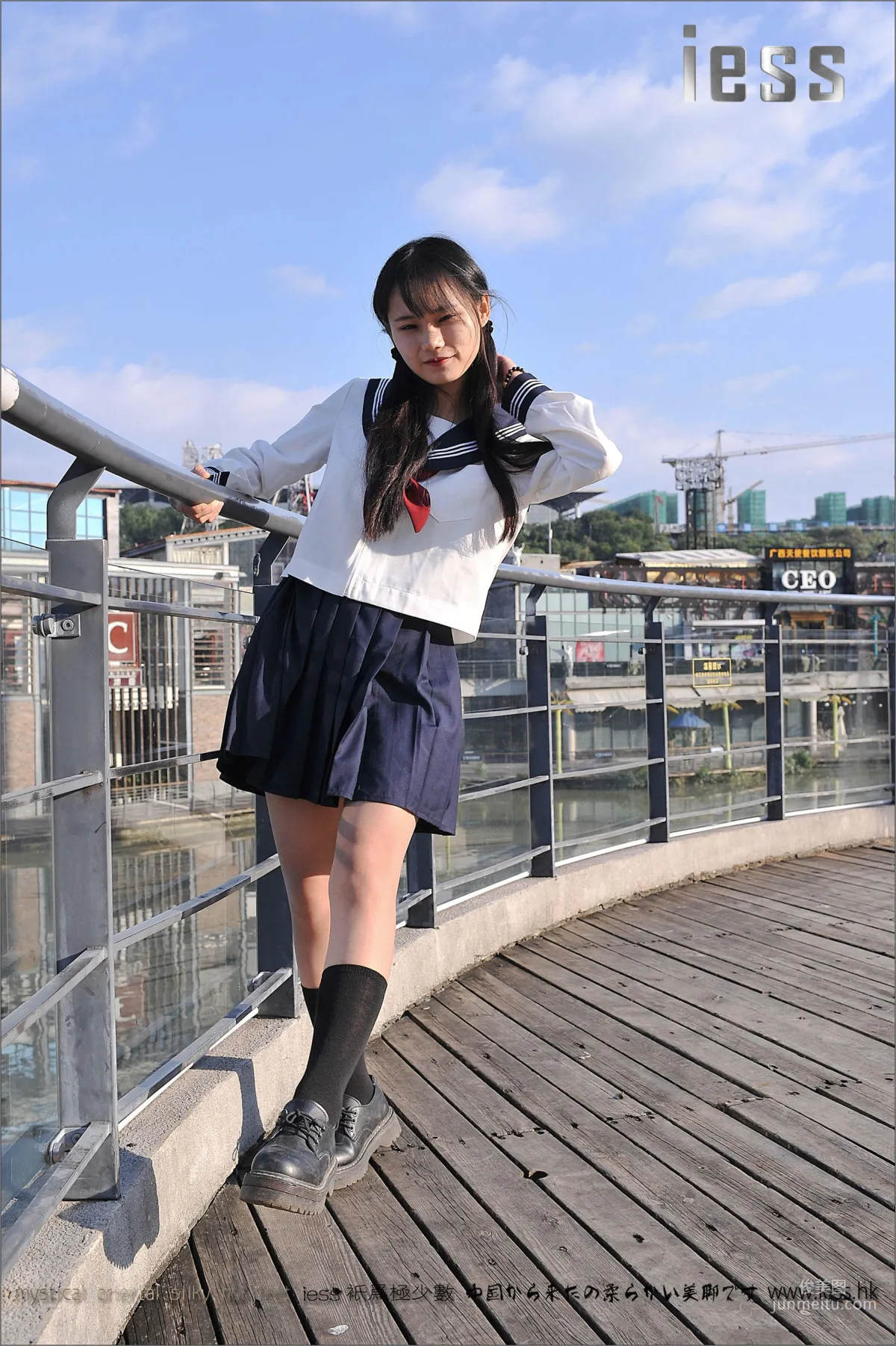 Silk Stockings Bento 041 Qi Qi, Uniform Series JK Excerpt Edition [IESS] Photo Set photo 15