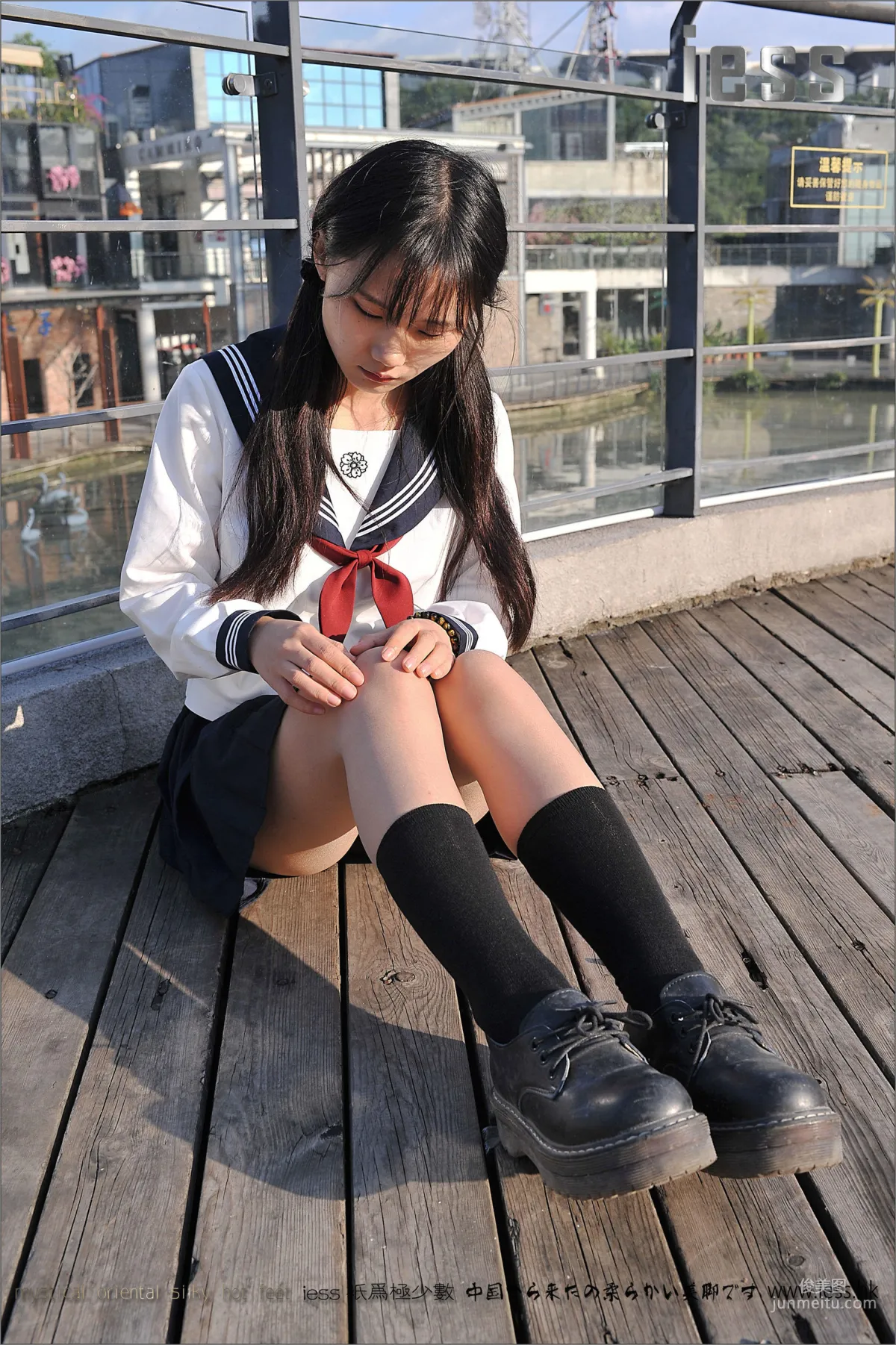 Silk Stockings Bento 041 Qi Qi, Uniform Series JK Excerpt Edition [IESS] Photo Set photo 20
