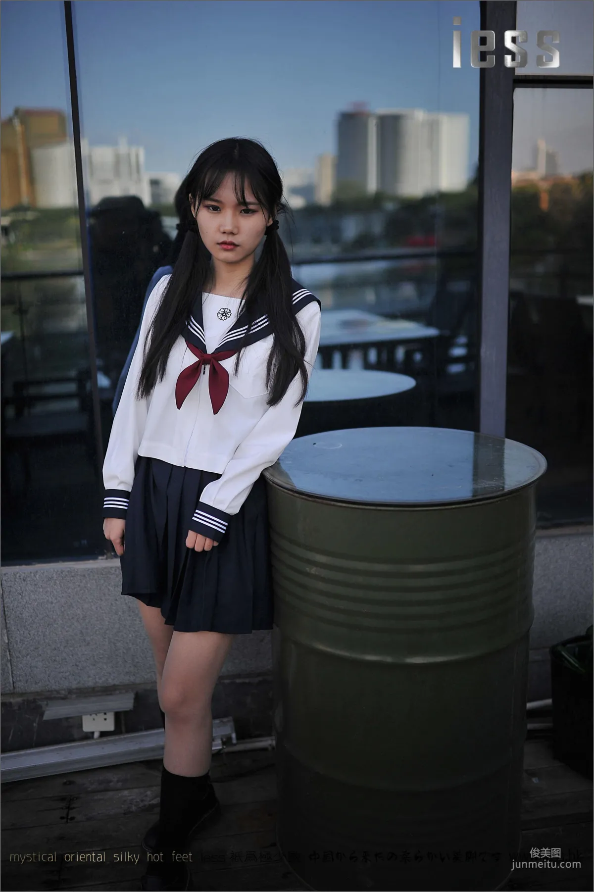 Silk Stockings Bento 041 Qi Qi, Uniform Series JK Excerpt Edition [IESS] Photo Set photo 72
