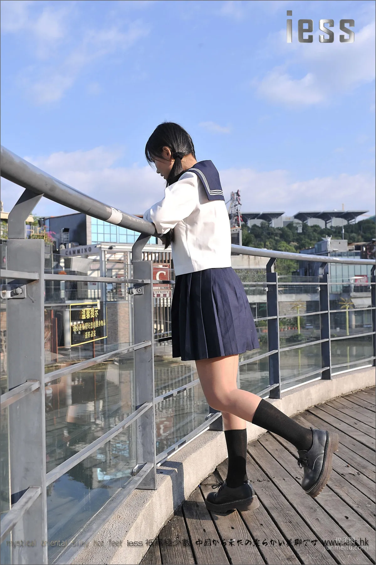 Silk Stockings Bento 041 Qi Qi, Uniform Series JK Excerpt Edition [IESS] Photo Set photo 13