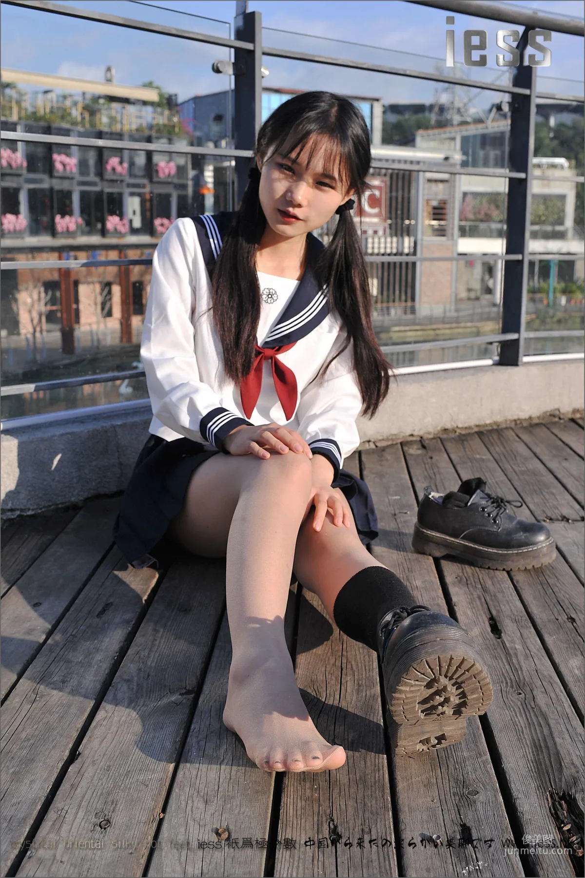 Silk Stockings Bento 041 Qi Qi, Uniform Series JK Excerpt Edition [IESS] Photo Set photo 39