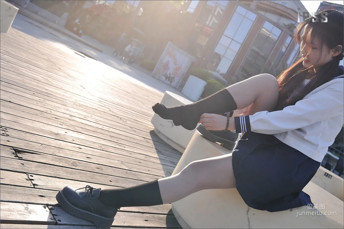 Silk Stockings Bento 041 Qi Qi, Uniform Series JK Excerpt Edition [IESS] Photo Set photo 61