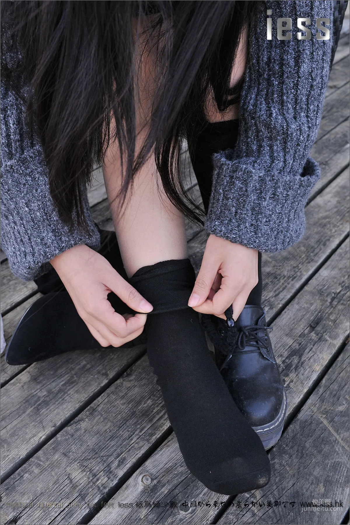 Silk Stockings Bento 041 Qi Qi, Uniform Series JK Excerpt Edition [IESS] Photo Set photo 4