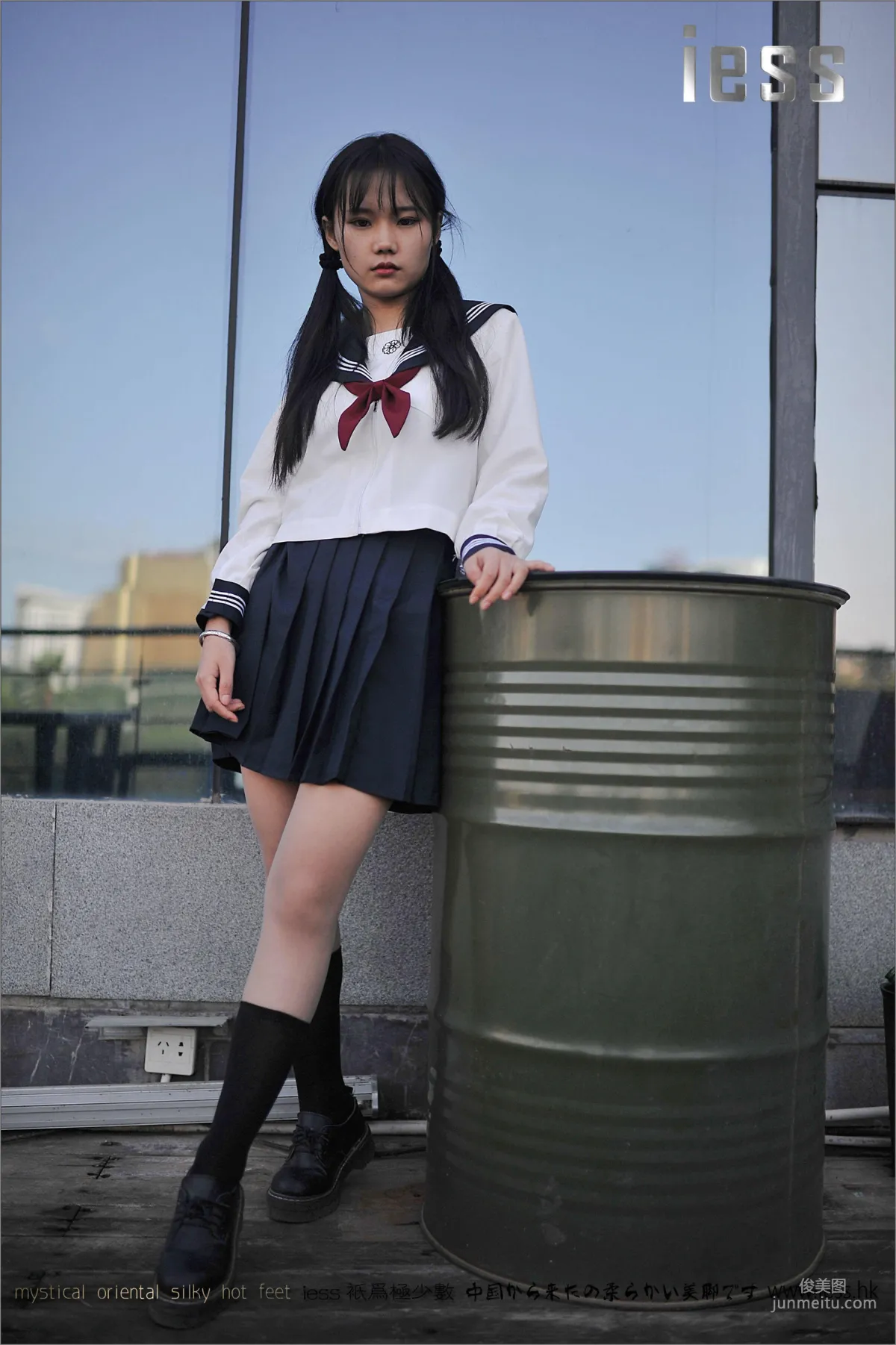 Silk Stockings Bento 041 Qi Qi, Uniform Series JK Excerpt Edition [IESS] Photo Set photo 77