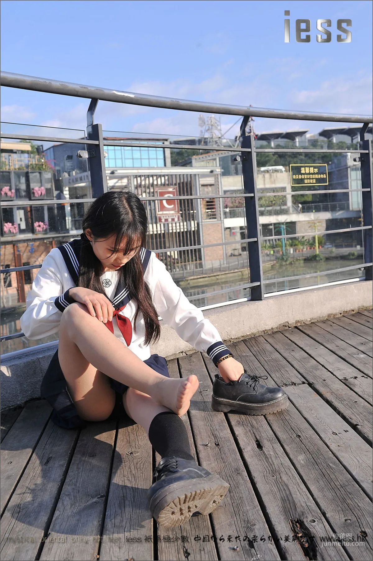 Silk Stockings Bento 041 Qi Qi, Uniform Series JK Excerpt Edition [IESS] Photo Set photo 34