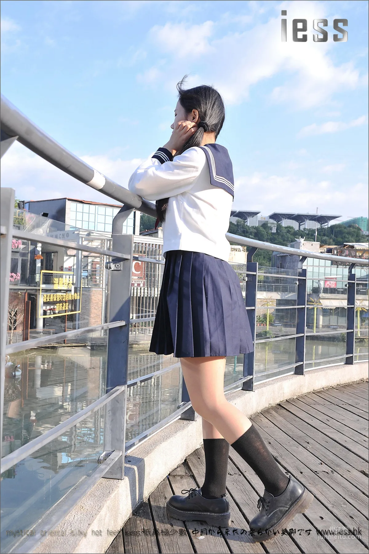 Silk Stockings Bento 041 Qi Qi, Uniform Series JK Excerpt Edition [IESS] Photo Set photo 11