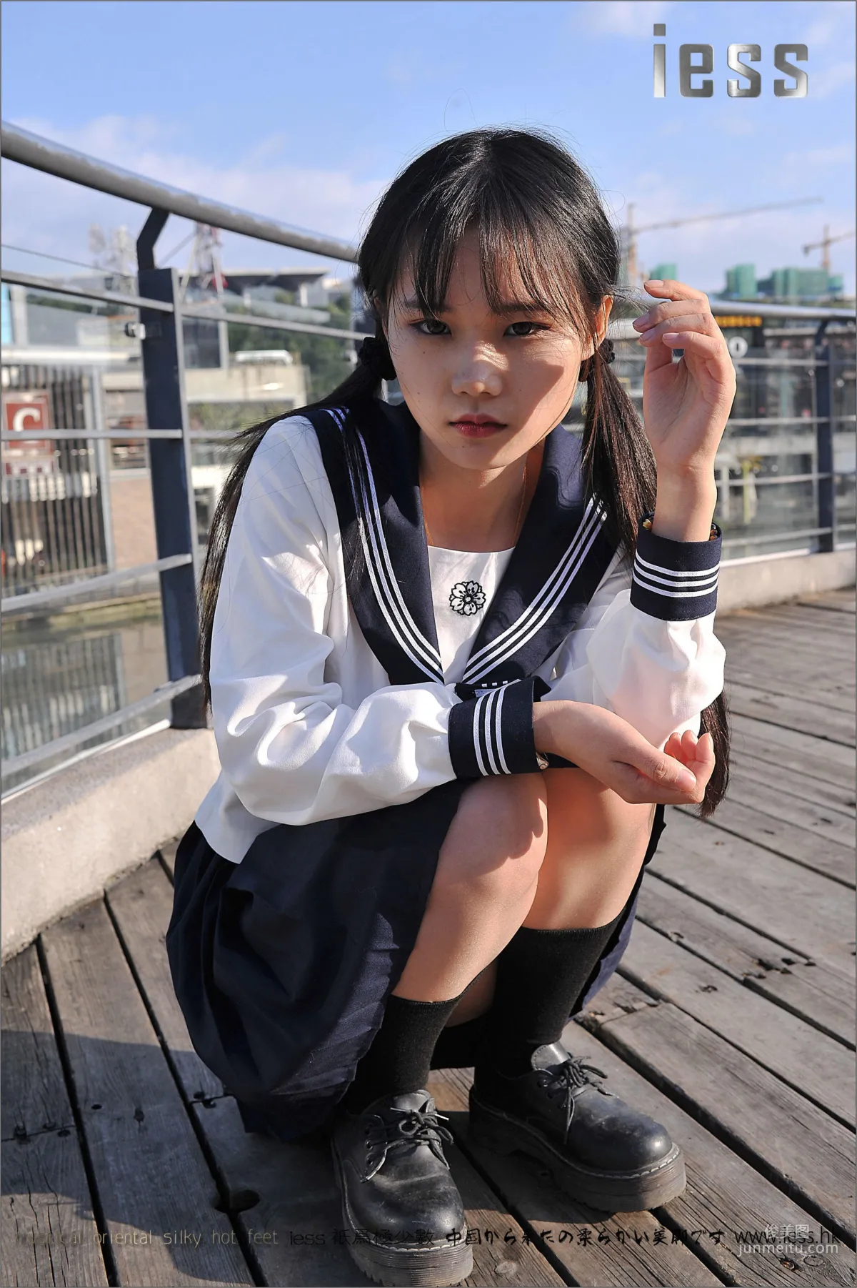 Silk Stockings Bento 041 Qi Qi, Uniform Series JK Excerpt Edition [IESS] Photo Set photo 17